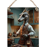 HIGHLAND CREW - LOCH NESS - Nessie Cooking Dangler Metal Signs