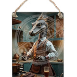 HIGHLAND CREW - LOCH NESS - Nessie Cooking Dangler Metal Signs