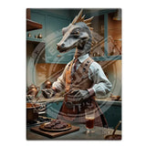 HIGHLAND CREW - LOCH NESS - Nessie Cooking Fridge Magnet Metal Signs