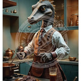 HIGHLAND CREW - LOCH NESS - Nessie Cooking Metal Signs