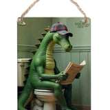HIGHLAND CREW - LOCH NESS - Nessie Toilet Dangler Metal Signs