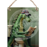 HIGHLAND CREW - LOCH NESS - Nessie Toilet Dangler Metal Signs