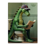 HIGHLAND CREW - LOCH NESS - Nessie Toilet Fridge Magnet Metal Signs