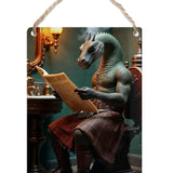 HIGHLAND CREW - LOCH NESS - Nessie Toilet Kilt Dangler Metal Signs