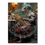 HIGHLAND CREW - LOCH NESS - Nessie Toilet Kilt Fridge Magnet Metal Signs