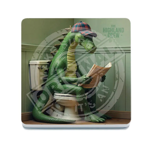 HIGHLAND CREW - LOCH NESS - Nessie Toilet Fridge Magnet Metal Signs