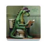 HIGHLAND CREW - LOCH NESS - Nessie Toilet Melamine Coaster Metal Signs