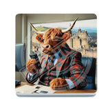 HIGHLAND CREW - Office Phone Melamine Coaster Metal Signs