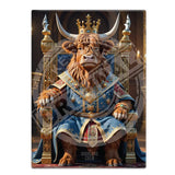 HIGHLAND CREW - On Throne Fridge Magnet Metal Signs