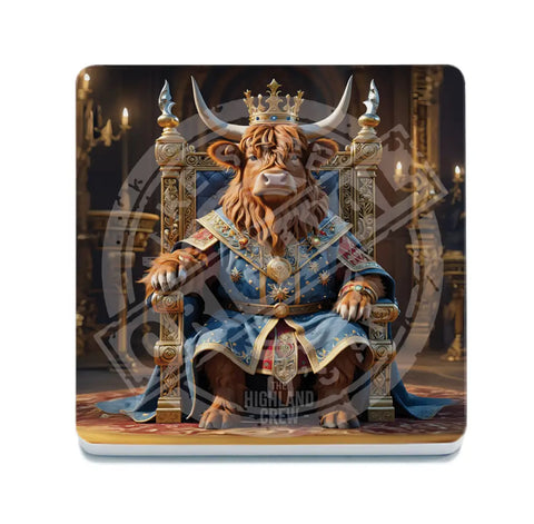 HIGHLAND CREW - On Throne Fridge Magnet Metal Signs