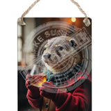 HIGHLAND CREW - Otter Dangler Metal Signs