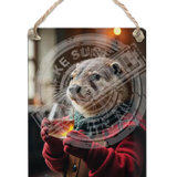 HIGHLAND CREW - Otter Dangler Metal Signs