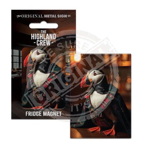 HIGHLAND CREW - Otter Fridge Magnet Metal Signs