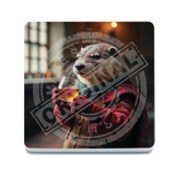 HIGHLAND CREW - Otter Melamine Coaster Metal Signs