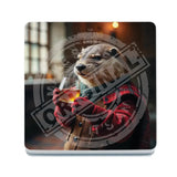 HIGHLAND CREW - Otter Melamine Coaster Metal Signs