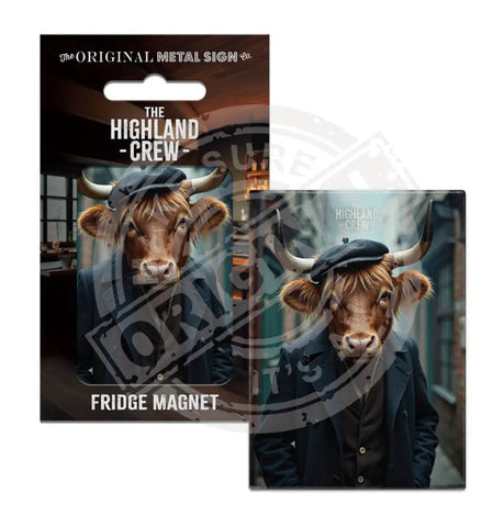 HIGHLAND CREW - Peaky No.1 Fridge Magnet Metal Signs