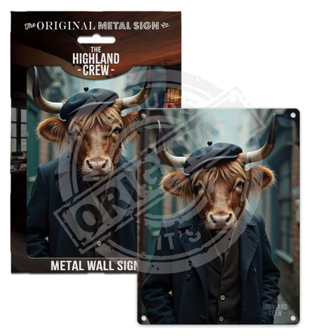 HIGHLAND CREW - Peaky No.1 Fridge Magnet Metal Signs