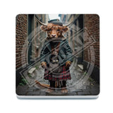 HIGHLAND CREW - Peaky Sporran Melamine Coaster Metal Signs