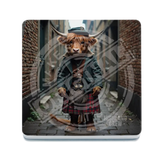 HIGHLAND CREW - Peaky Sporran Melamine Coaster Metal Signs