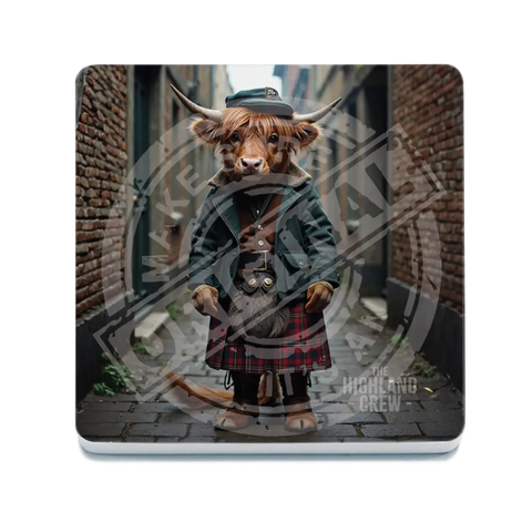 HIGHLAND CREW - Peaky Sporran Fridge Magnet Metal Signs