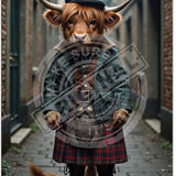 Highland Crew - Peaky Sporran Metal Signs