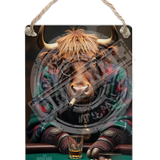 HIGHLAND CREW - Poker Dangler Metal Signs