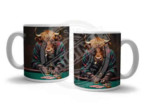HIGHLAND CREW - Poker Fridge Magnet Metal Signs