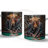 HIGHLAND CREW - Poker Mug Metal Signs