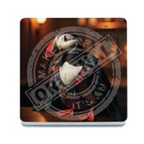 HIGHLAND CREW - Puffin Melamine Coaster Metal Signs