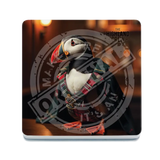 HIGHLAND CREW - Puffin Melamine Coaster Metal Signs