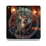 HIGHLAND CREW - Red Deer Melamine Coaster Metal Signs