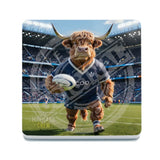HIGHLAND CREW - Rugby Melamine Coaster Metal Signs