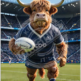 Highland Crew - Rugby Metal Signs