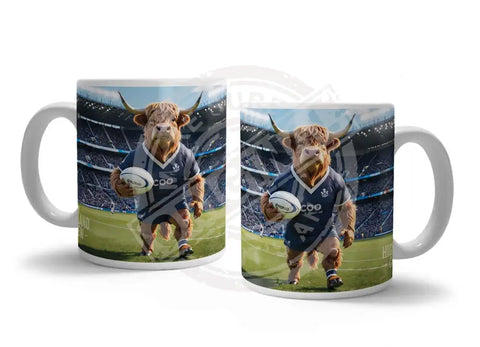 HIGHLAND CREW - Rugby Fridge Magnet Metal Signs