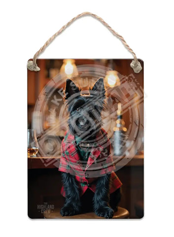 HIGHLAND CREW - Scottie Fridge Magnet Metal Signs