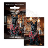 HIGHLAND CREW - Scottie Fridge Magnet Metal Signs
