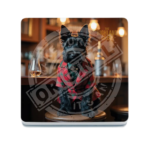 HIGHLAND CREW - Scottie Fridge Magnet Metal Signs