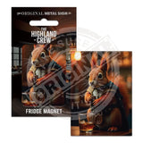 HIGHLAND CREW - Squirrel Fridge Magnet Metal Signs