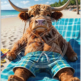 Highland Crew - Sunbathing Metal Signs