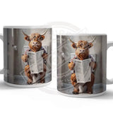 HIGHLAND CREW - Toilet time Mug Metal Signs