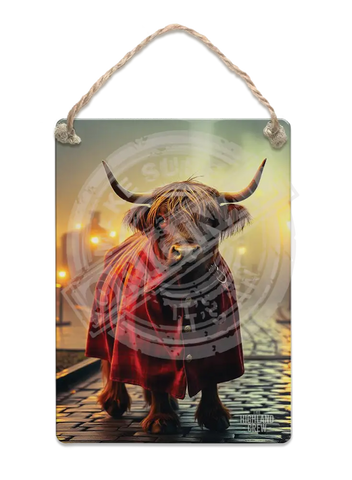 HIGHLAND CREW - Trainyard Fridge Magnet Metal Signs