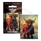 HIGHLAND CREW - Trainyard Fridge Magnet Metal Signs