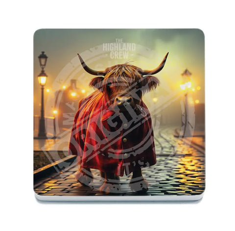 HIGHLAND CREW - Trainyard Fridge Magnet Metal Signs