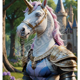 HIGHLAND CREW - Unicorn Mini Metal Sign 15cm x 20cm Metal Signs