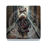 HIGHLAND CREW - Westie Dog Melamine Coaster Metal Signs