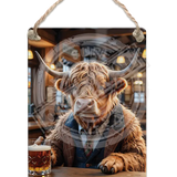 HIGHLAND CREW - Whisky Bar Dangler Metal Signs