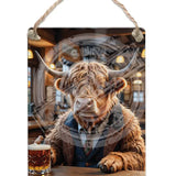 HIGHLAND CREW - Whisky Bar Dangler Metal Signs