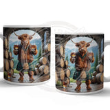 HIGHLAND CREW - Whisky Barrels Mug Metal Signs