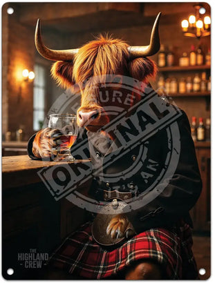 Highland Crew - Whisky Metal Signs