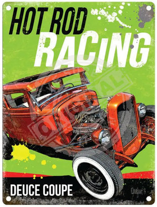 Hot Rod Racing Metal Signs